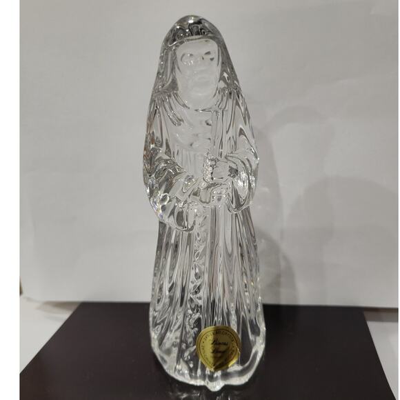 Vintage Princess‎ House 24% Lead Crystal Joseph Figurine Christmas Nativity - Picture 1 of 7